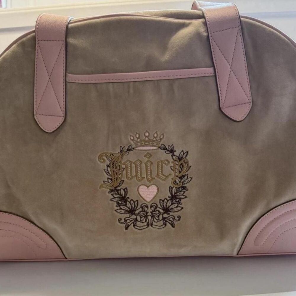 Juicy-couture Women's Pink and Tan Bag